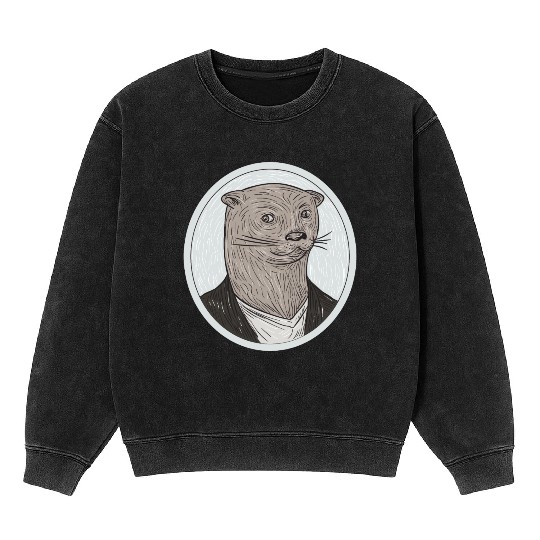 mr weasel Mineral Wash Sweatshirts