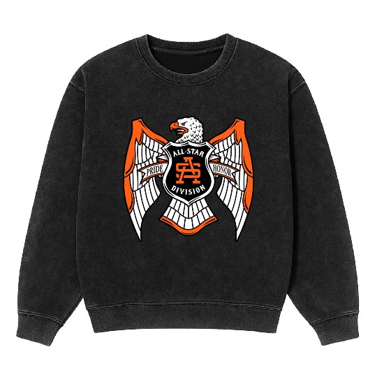 hawk crest mma Mineral Wash Sweatshirts