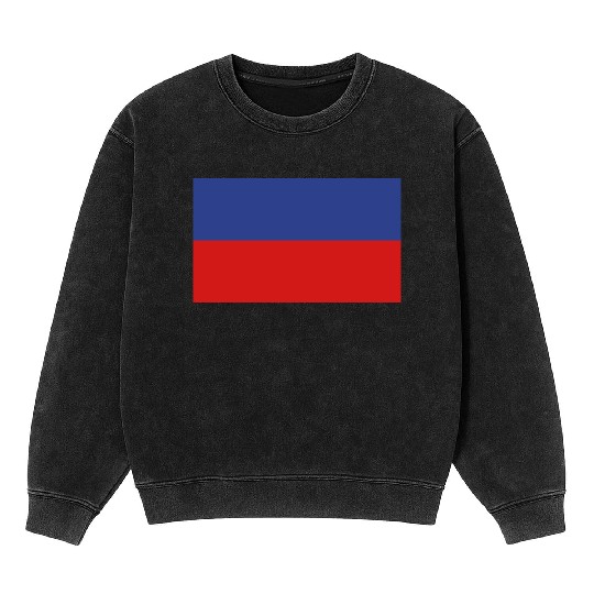 National Flag Of Haiti Mineral Wash Sweatshirts