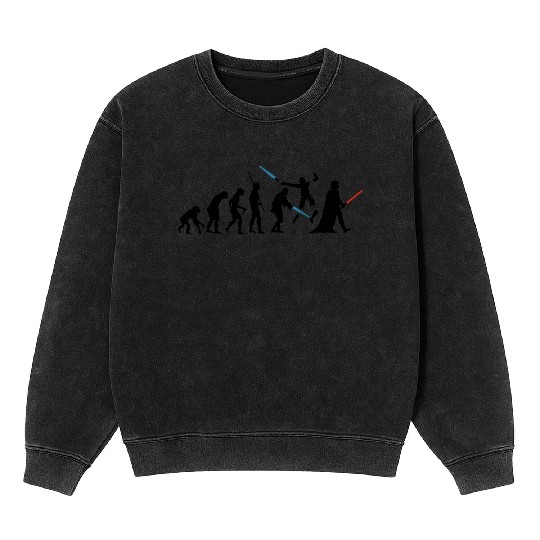 Evolution of Darth Vader Mineral Wash Sweatshirts