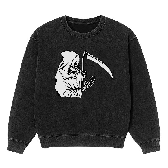 Grim Reaper Mineral Wash Sweatshirts