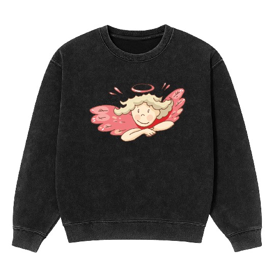 angel Mineral Wash Sweatshirts