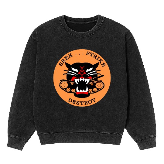 M18 HELLCAT Tank Destroyer Mineral Wash Sweatshirts