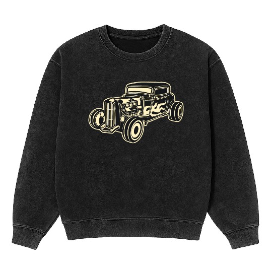 Hot Rod Rebel Mineral Wash Sweatshirts