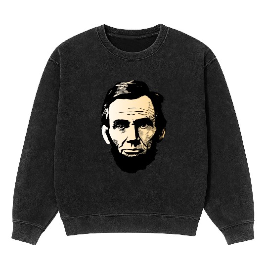 Abraham lincoln Mineral Wash Sweatshirts