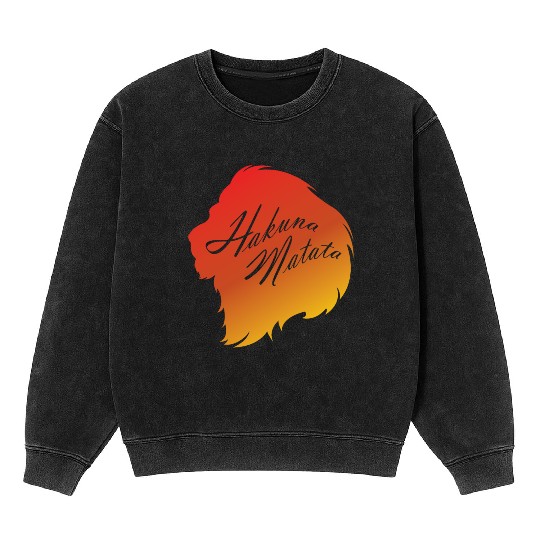 Hakuna Matata Mineral Wash Sweatshirts