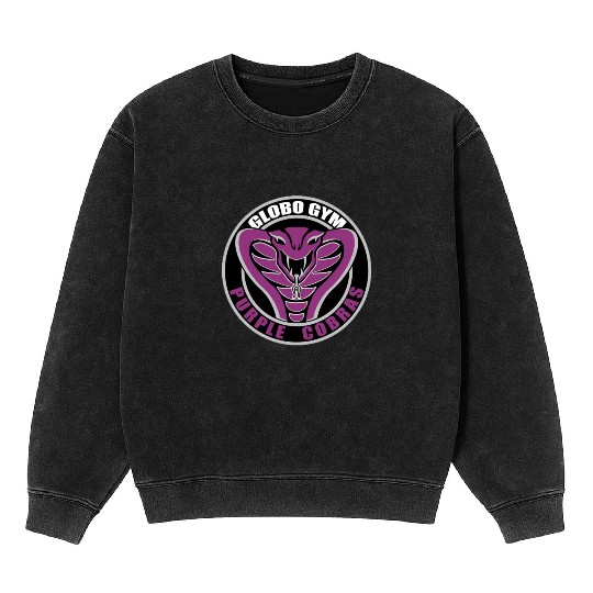 Globo Gym Purple Cobras Mineral Wash Sweatshirts