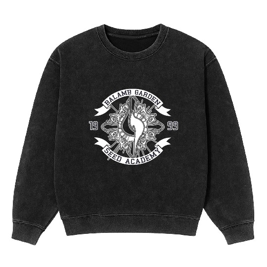 Balamb Garden Seed Academy Logo Drawing Symbol Mineral Wash Sweatshirts