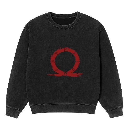God of War Viking Logo US Shipped FREE viking Mineral Wash Sweatshirts
