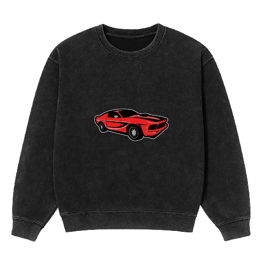 American Muscle Car Mineral Wash Sweatshirts