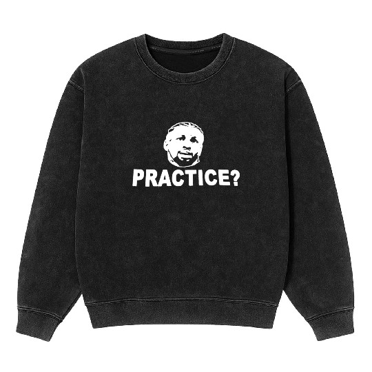 Allen Iverson practice Philadelphia 76Ers softball Mineral Wash Sweatshirts