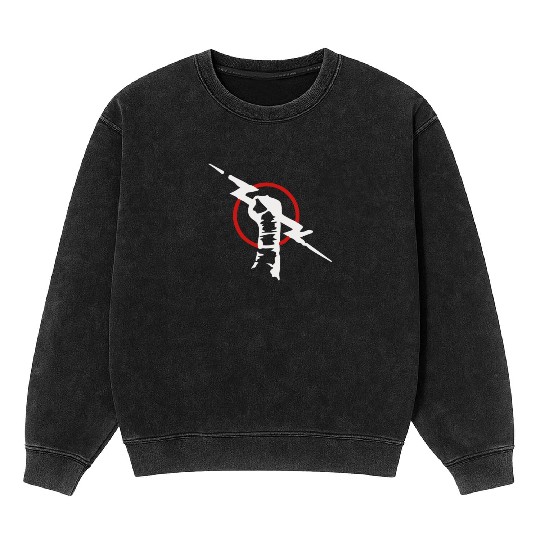 Cm Punk Lighting Rod Mineral Wash Sweatshirts