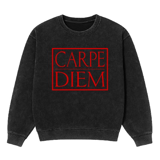 Carpe Diem Mineral Wash Sweatshirts