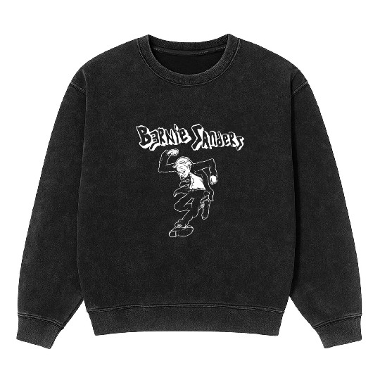 Bernie Sanders Punk Rock Circle Jerks Unisex berni Mineral Wash Sweatshirts