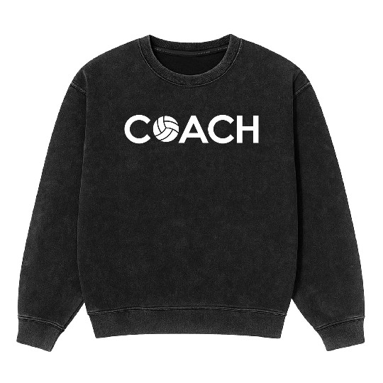 Volleyball Coach Mineral Wash Sweatshirts