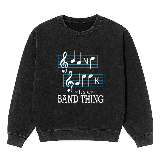 Musicians Band Geek music nout Spelling Funny Mineral Wash Sweatshirts