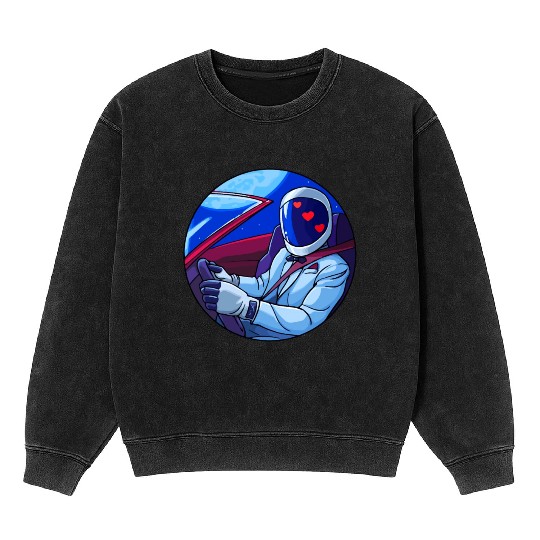 SpaceX Tesla Starman Mineral Wash Sweatshirts