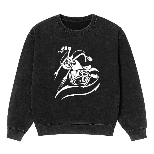 Motorcycle Chopper Cruiser Biker Mechanic Gift Mineral Wash Sweatshirts