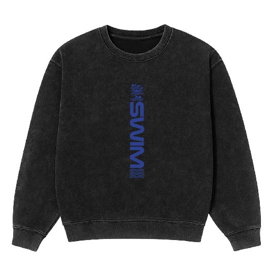 Swim Waves free back fly Mineral Wash Sweatshirts