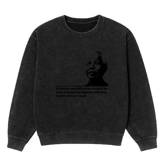 Nelson Mandela Mineral Wash Sweatshirts