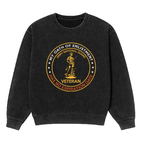 National Guard Veteran Mineral Wash Sweatshirts