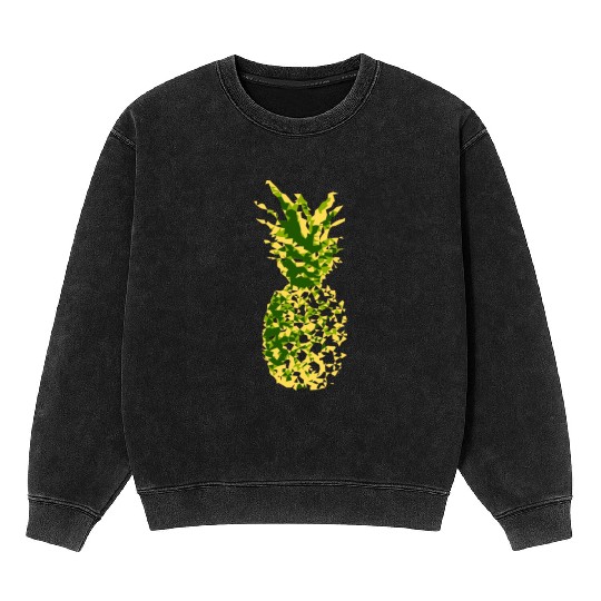 Ananas Pineapple Fruit summer 2reborn CUBE Mineral Wash Sweatshirts