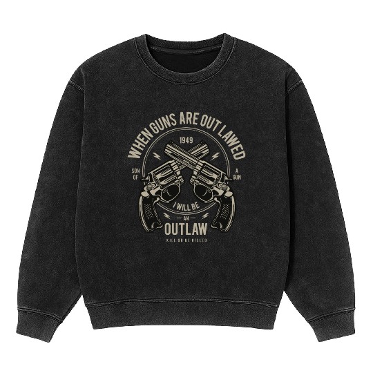 Outlaw Mineral Wash Sweatshirts