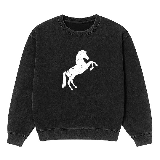 Rising Wild Horse Mineral Wash Sweatshirts