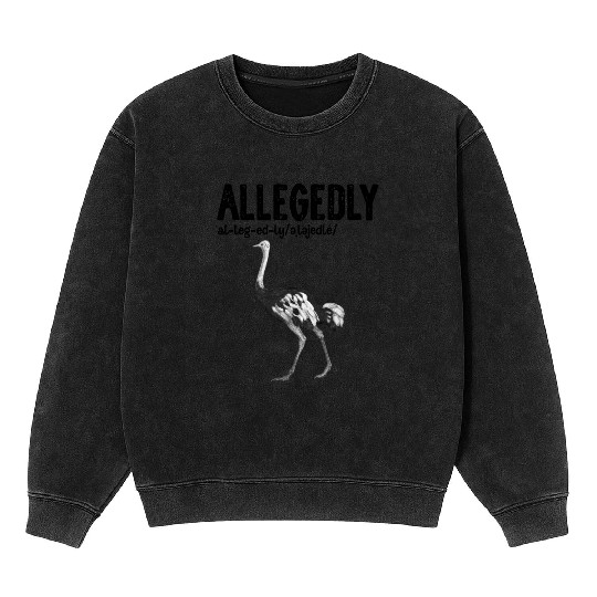 Letterkenny Allegedly English Teacher Gift Mineral Wash Sweatshirts