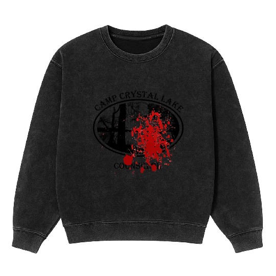 Crystal Lake Counselor Mineral Wash Sweatshirts