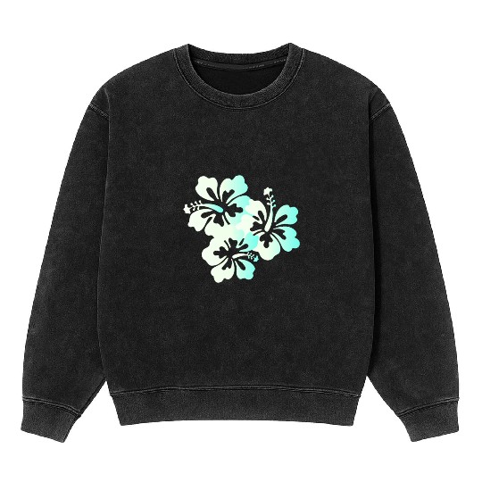 Hawaii Honolulu Boarder Surfer Tiki Summer Vacatio Mineral Wash Sweatshirts