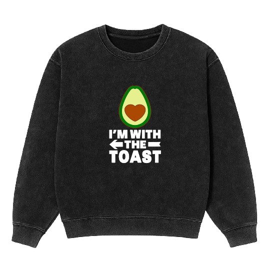 Avocado With Toast Matching Halloween Costume Tees Mineral Wash Sweatshirts