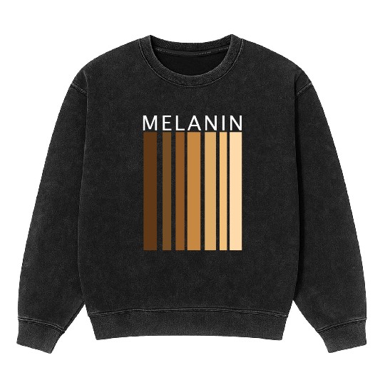 Dope Melanin Shades Black Pride Black Girl Magic Mineral Wash Sweatshirts