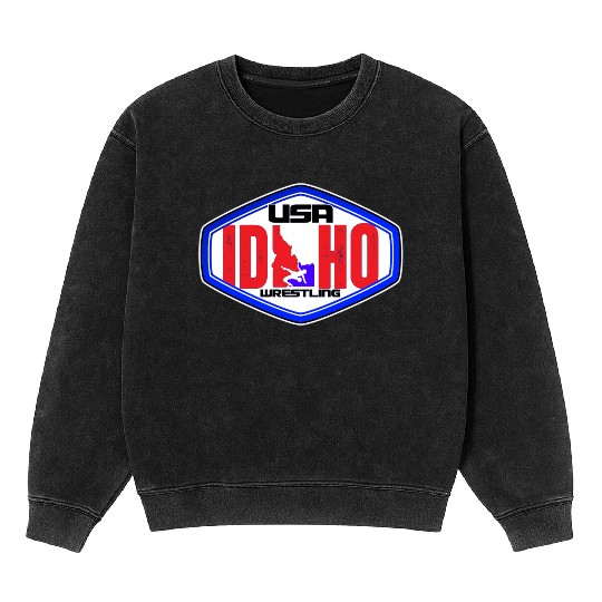 Idaho Division Team USA Wrestling Mineral Wash Sweatshirts