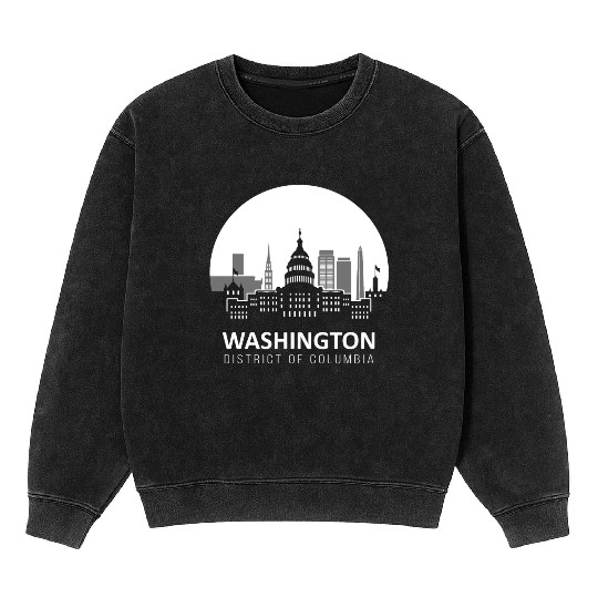 Washington D.C. Mineral Wash Sweatshirts