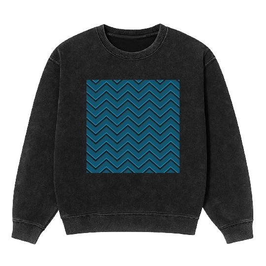 zig zag Mineral Wash Sweatshirts