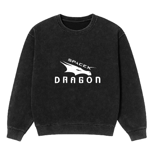 Spacex dragon Nasa Mineral Wash Sweatshirts