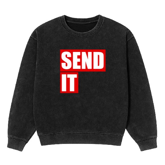 Send it Mineral Wash Sweatshirts