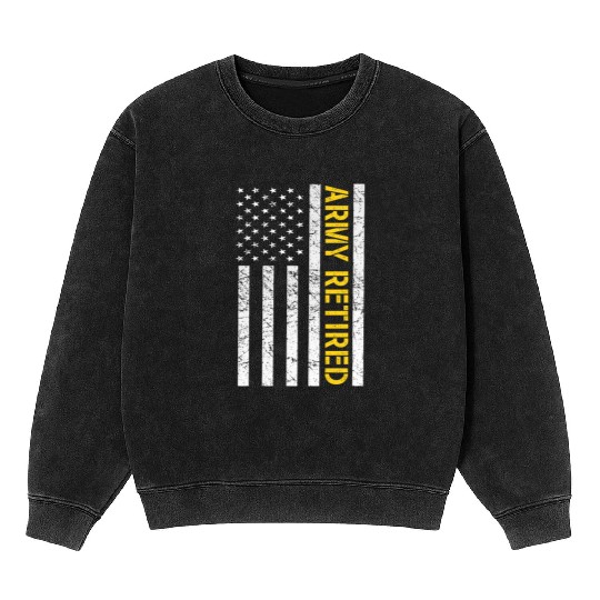 US Army Retired Mineral Wash Sweatshirts