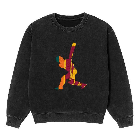 Sri Lanka Cricket Cricketplayer Batsman Mineral Wash Sweatshirts