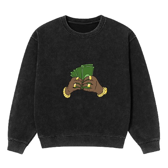 Money Mineral Wash Sweatshirts
