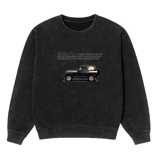 jeep cj Mineral Wash Sweatshirts