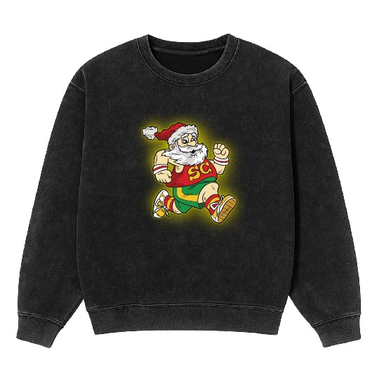 Santa Claus Marathon Mineral Wash Sweatshirts