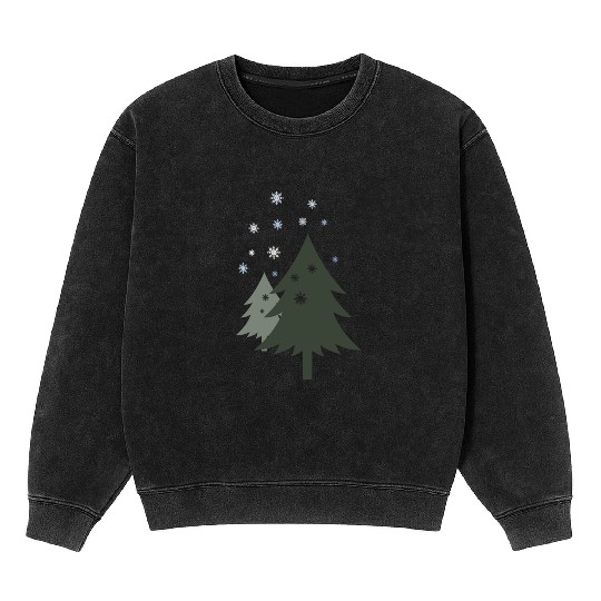 winter wonderland Mineral Wash Sweatshirts