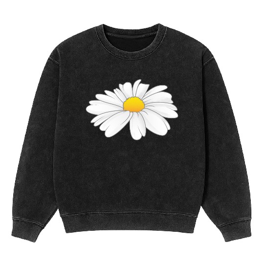 Daisy - Flower Mineral Wash Sweatshirts