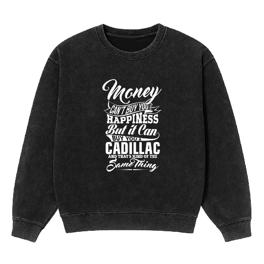 MONEY AND CADILLAC W Mineral Wash Sweatshirts