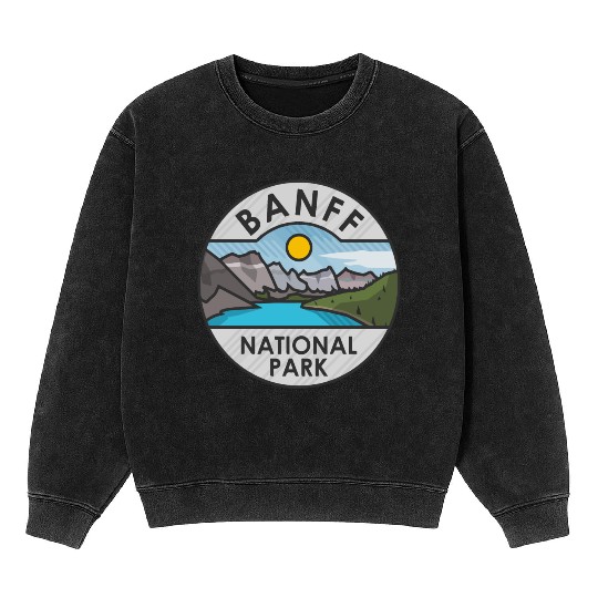 Banff National Park Mineral Wash Sweatshirts