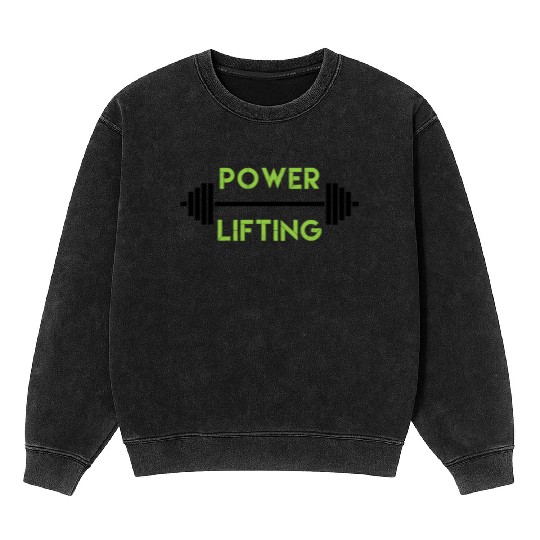 Weightlifting, Power Lifting, Weight Training, Wei Mineral Wash Sweatshirts