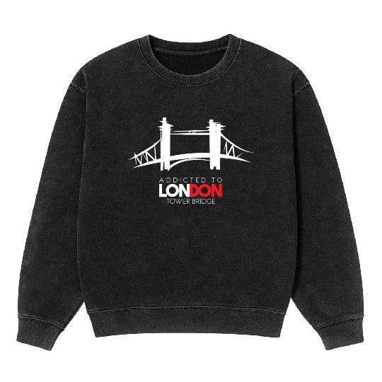 London Tower Bridge Mineral Wash Sweatshirts