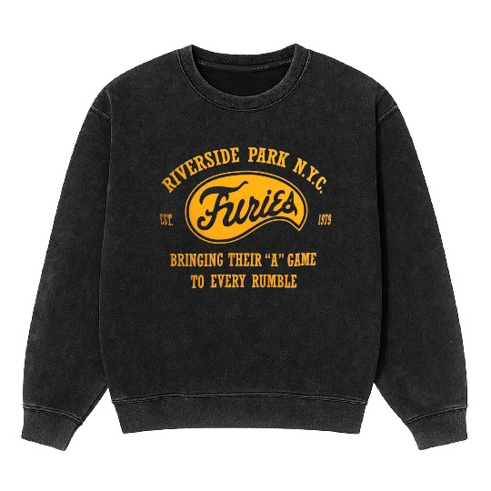 Baseball Furies - The Warriors Mineral Wash Sweatshirts
